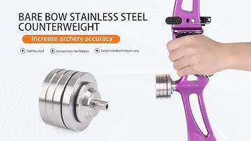 Barebow Archery Weights 3+1 Method