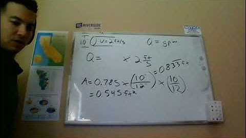 Water Math: Calculating flow in gpm