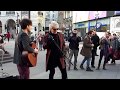 Rod Stewart - Impromptu street performance &quot;Handbags And Gladrags&quot; At London&#39;s Piccadilly Circus