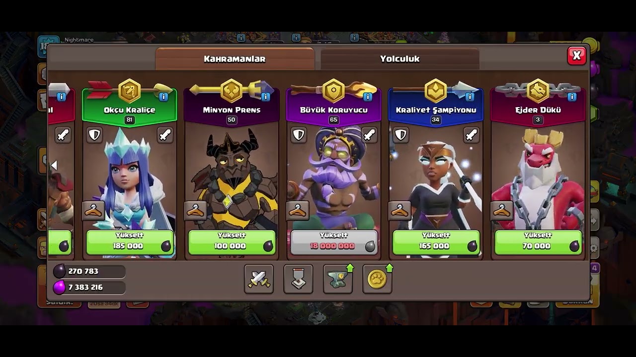 SUPERCELL ID14000kupa CR+15sv COC+50 seviye hd videosu