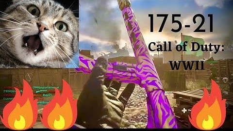 175 kills w/ the Erma Emp in Call of Duty: WW2 Shipment 1944 !!!!!