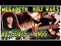 Megadeth  holy wars  all solos on bass