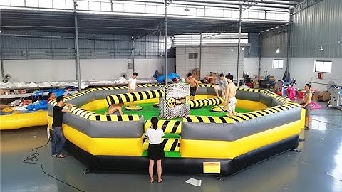 GUTEFUN 8 players toxic meltdown / wipeout / sweeper for corporate team building games