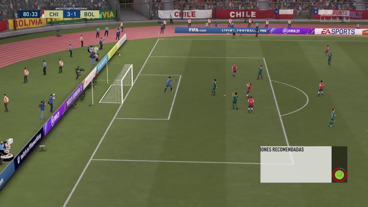 CHILE VS BOLIVIA FIFA21 ELIMINATORIA QATAR SIMULACIÓN 2021 ...