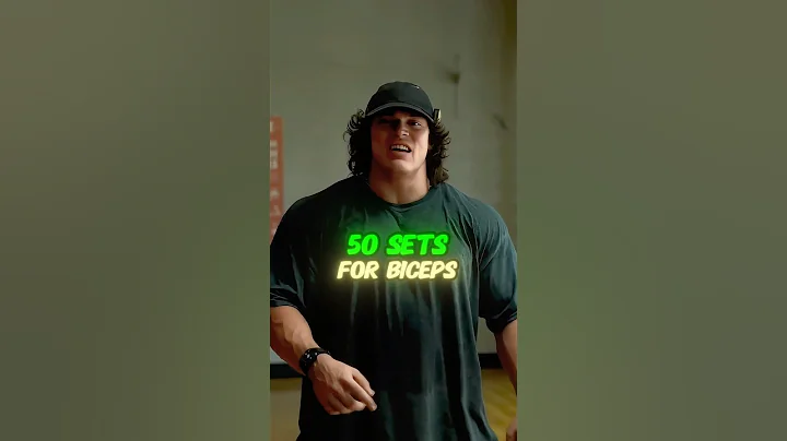 Sam Sulek Did a 50 Set Bicep Workout 💪#samsulek #workout