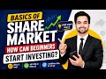 Share Market Basics For Beginners - Stock Market For Beginners | stock market explained