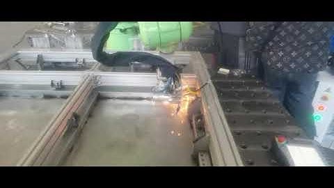 Efficient automated production, robotic arm laser welding and cutting