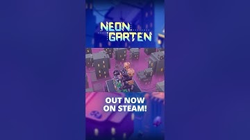 Neongarten is a solodev city builder game on Steam! 🌆✨#gaming  #indiegame #gamedev #games