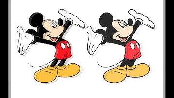 Mickey - Corel Draw