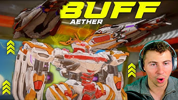 NEW Aether Buff Is Awesome... Transforming Into A Meta Titan - Ability & HP BUFF | War Robots