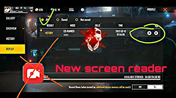 📱New screen reader Free fire apk free download