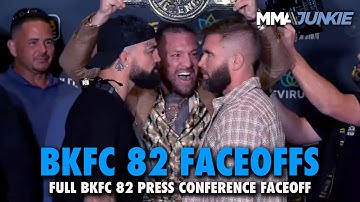 Conor McGregor brings INTENSITY to Mike Perry, Jeremy Stephens faceoff | BKFC 82