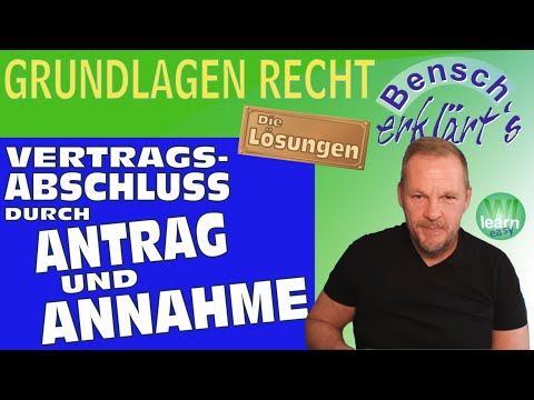 Der Vertragsabschluss durch