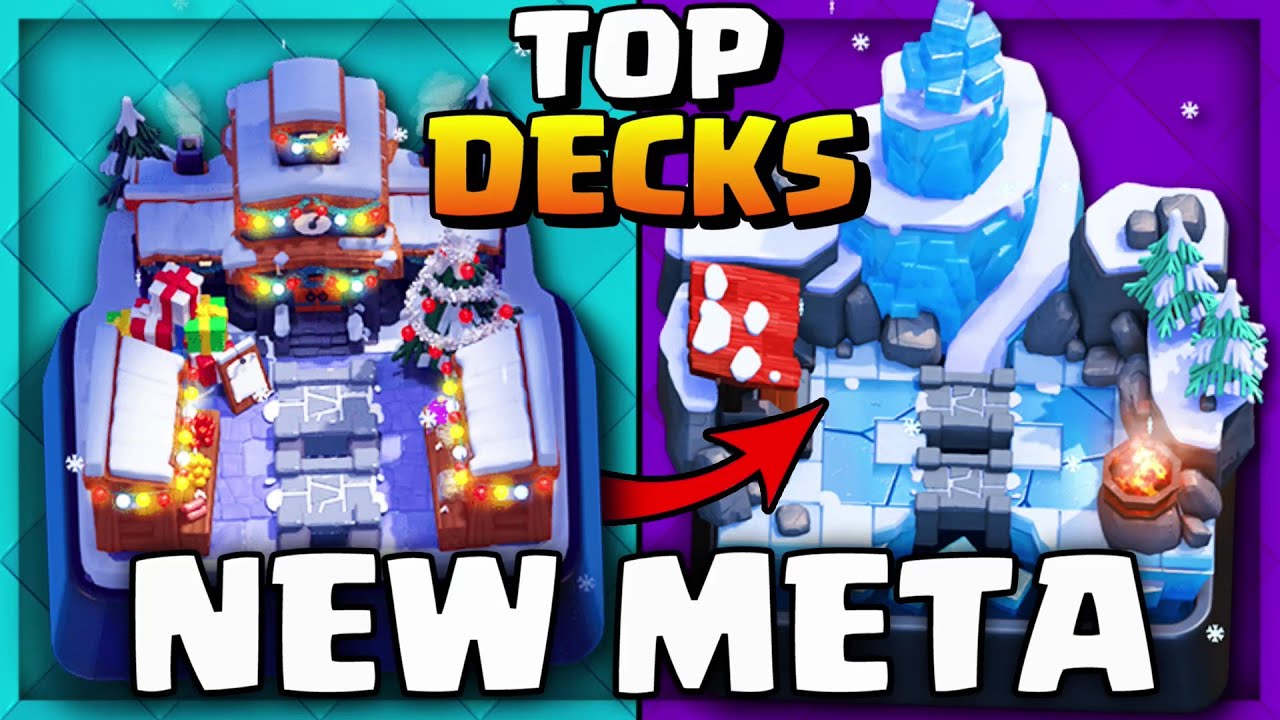 TOP 3 META DECKS! CLASH ROYALE BEST DECKS TO USE TO DOMINATE! 