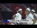 Illinois secures ten-seed for Big Ten Tournament with home loss to Minnesota