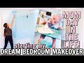 STARTING MY DREAM BEDROOM MAKEOVER! DAY IN THE LIFE OF A BUSY MOM | Alexandra Beuter