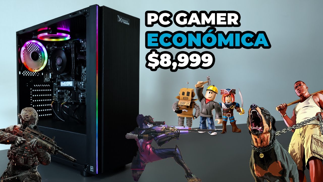 ampliar Aprendizaje Alinear SUPER PC GAMER ECONOMICA DE $8,999! ¿Podrá correr todos los juegos? -  YouTube