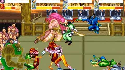captain commando enemy hack defeating boss level 3 yamato with 4 players