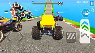 Impossible Car Stunt game video-Monster Truck Mega Ramp Extreme Racing -Gadi game- Android Game #129