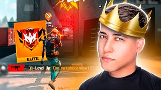 💙 LEVEL UP AO VIVO 💙 FALTA POUCO! ELITE SOLO RANQUEADA !! FREE FIRE MOBILE 💙