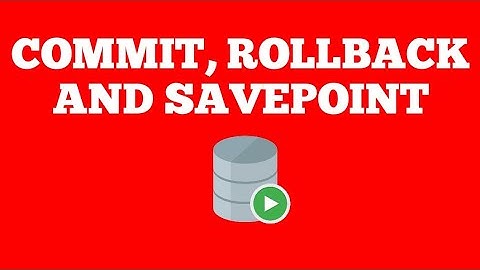 Commit, Rollback And Savepoint command | Oracle SQL Tutorial for beginners | Techie Creators