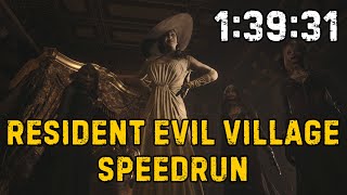 Resident Evil Village Speedrun 1:39:31[World Record] NG+ (Real-Time 1:42:52)