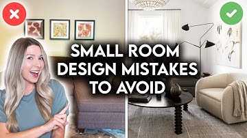 HOW TO MAKE YOUR SMALL SPACE LOOK BIGGER | DESIGNER HACKS