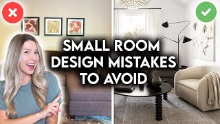 HOW TO MAKE YOUR SMALL SPACE LOOK BIGGER | DESIGNER HACKS