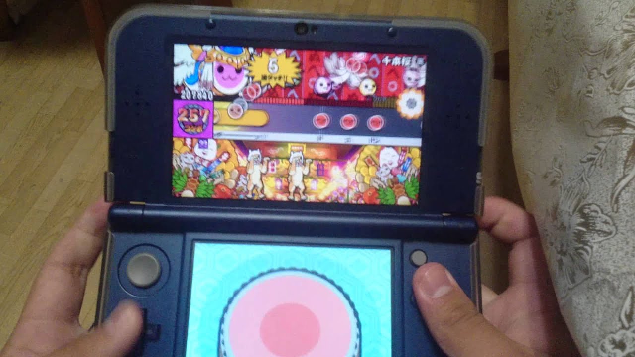 3ds 太鼓の達人 ボタンで 千本桜 裏 をでたらめでフルコンボー Youtube