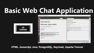 Basic Web Chat application using java, javascript, keycloak, postgresql, apache #CDCorner screenshot 5