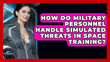 How Do Military Personnel Handle Simulated Threats in Space Training? - Warriors In Space
