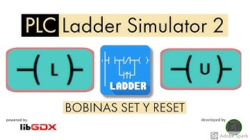 BOBINAS SET(L) Y RESET(U) |PLC SIMULAITOR 2