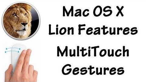 Mac OS X Lion Features: Multitouch Gestures with the Apple Magic Mouse