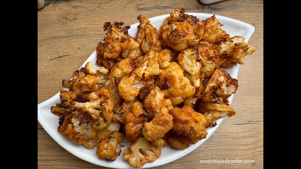 Kąski z kalafiora z parmezanem, prosty przepis na warzywną przekąskę, #kalafior #przekąski