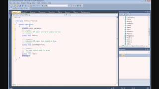 How to build a Pacman game in XNA - 58. Ready Class (part 2)