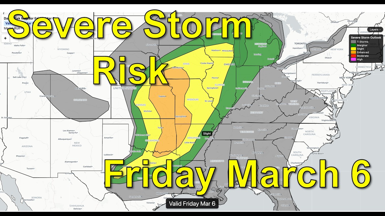 Mar 6, 2026: Severe Storm Risk Continues | Assessing Model Failures on Recent Rains | Wild...