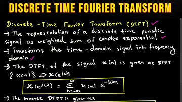 Discrete Time Fourier Transform - DTFT - Problems solved in DTFT