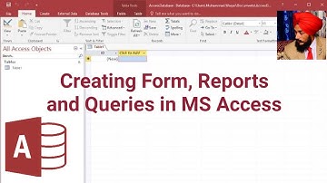 DBMS Part 2 (Creating Forms, Queries and Reports)