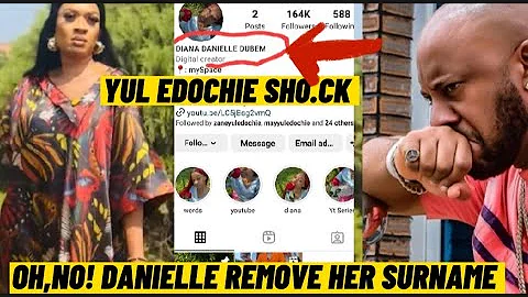 OH,NO! YUL EDOCHIE'S DAUGHTER DANIELLE ÄNGŔ.YLY REMOVE HER SURNAME,  YUL EDOCHIE IN TE@RS
