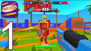 NERF: Superblast Online FPS Gameplay Walkthrough Part 1 (ios,Android)