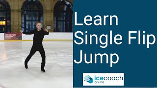 Key Figure Skating Jump Skill! The Single Flip Jump!