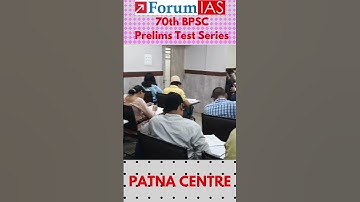 70th BPSC Prelims Test Series | ForumIAS Patna Centre #shorts #viralreels #70thbpsc