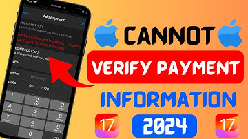 How to fix cannot verify payment information contact apple support 2024 (in iPhone)