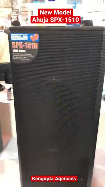 Ahuja SPX-1510 New Model Top having dual 15” 650 watt Speaker 100 watt HF Best Ahuja Top 🔥🔥🔥