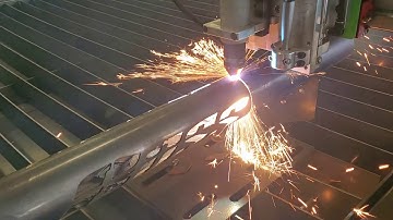 BOSS Tables CNC Plasma With Rotary Attachment.