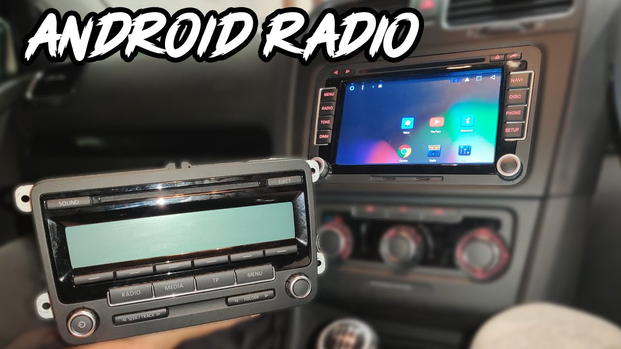 CAMECHO Android 10.0 Autoradio pour VW Golf 5 Golf 6 Passat Polo