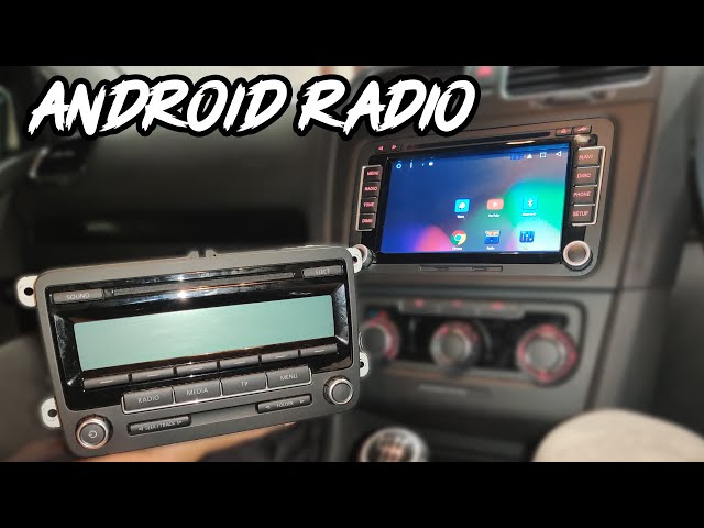 Hikity Android Autoradio pour Golf 5 6 VW Passat Polo Skoda Poste