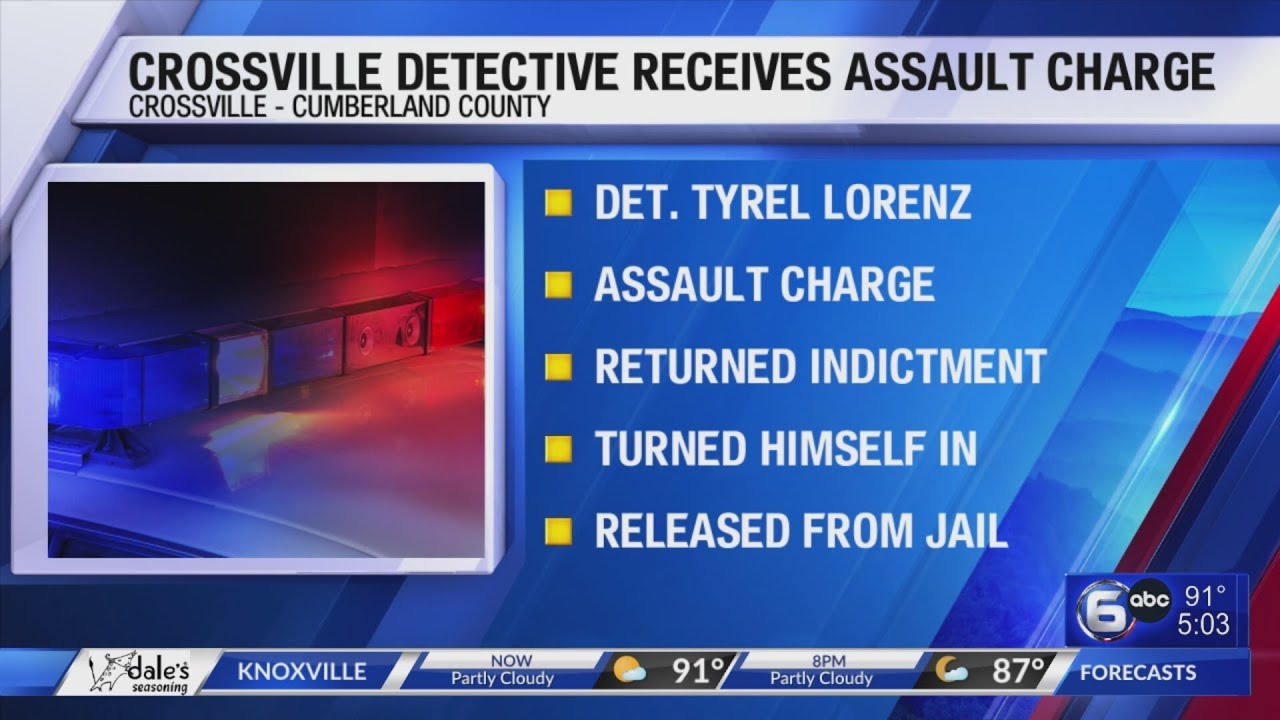 Crossville detective facing assault charge - YouTube