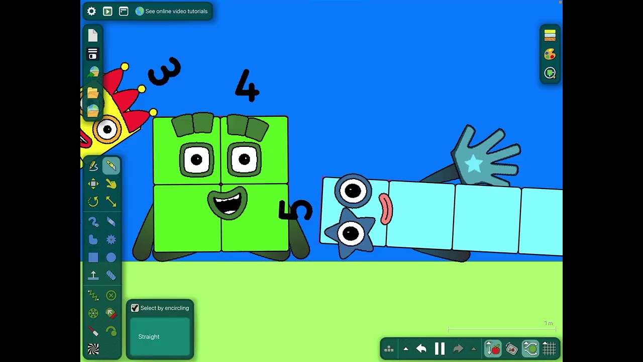 number blocks algodoo