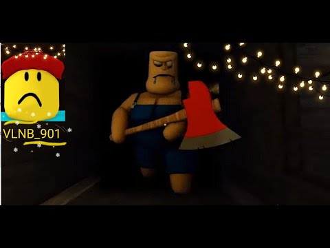 Побег от толстого маньяка в ROBLOX!!! - YouTube